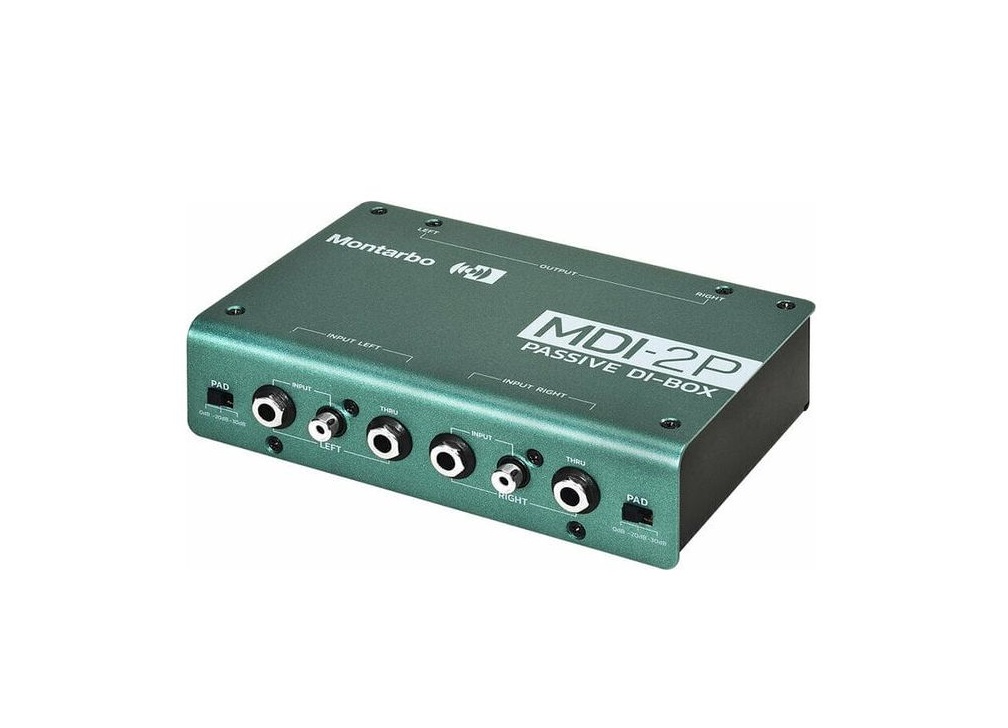 Montarbo MDI-2P - двухканальный пассивный ди-бокс, 2 х TRS/ RCA in, 2 х XLR out в магазине для музыкантов Рок-н-Ролл