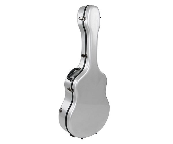 Jakob Winter CE-153-S - Футляр для акустической гитары джамбо, стекловолокно, серебристый в магазине для музыкантов Рок-н-Ролл