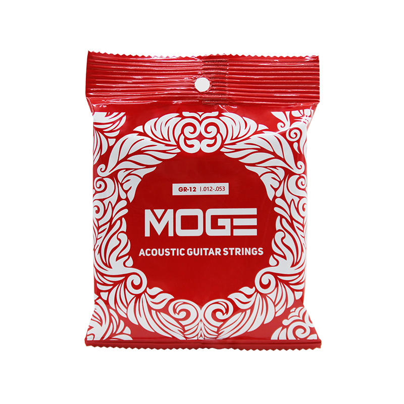 Moge GR12 - Комплект струн для акустической гитары, медь, 12-53 в магазине для музыкантов Рок-н-Ролл
