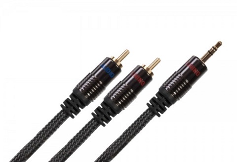 Audio Tuning PORT-10 0,5m - аудио-кабель Mini Jack 3,5 мм - 2хRCA, 0,5 м в магазине для музыкантов Рок-н-Ролл