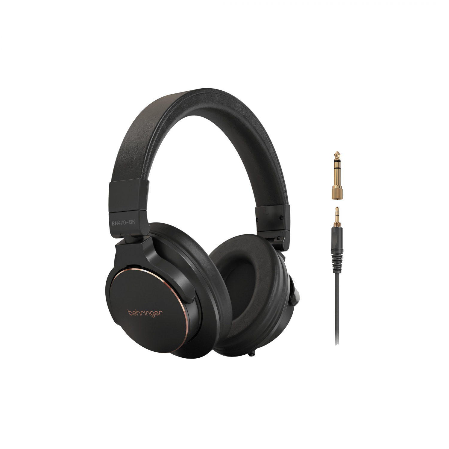 Behringer BH470-BK - стереогарнитура премиум-класса со съемным микрофоном, цвет черный в магазине для музыкантов Рок-н-Ролл