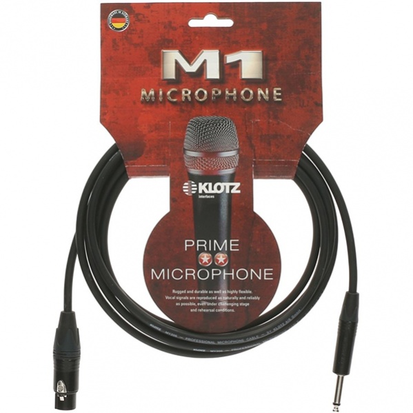 Klotz M1FP1N0300 - Кабель микрофонный, 3м в магазине для музыкантов Рок-н-Ролл