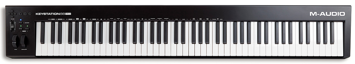 M-Audio Keystation 88 MK3 MIDI-клавиатура USB, 88 динамическая клавиша, MIDI OUT, интерфейс USB в магазине для музыкантов Рок-н-Ролл