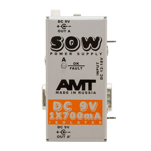 AMT PSDC9 SOW PS-2 - Модуль питания DC-9V 1x700mA в магазине для музыкантов Рок-н-Ролл