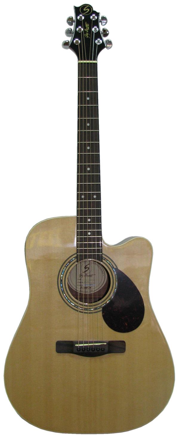 Greg Bennett D2CE - Эл.акуст.гит., dreadnought cutaway, Ель, пассив EQ, ключ.(Индонезия) в магазине для музыкантов Рок-н-Ролл