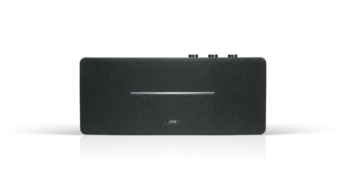 EDIFIER D12 black - Стационарная Bluetooth-стереоколонка с полностью деревянным корпусом в магазине для музыкантов Рок-н-Ролл