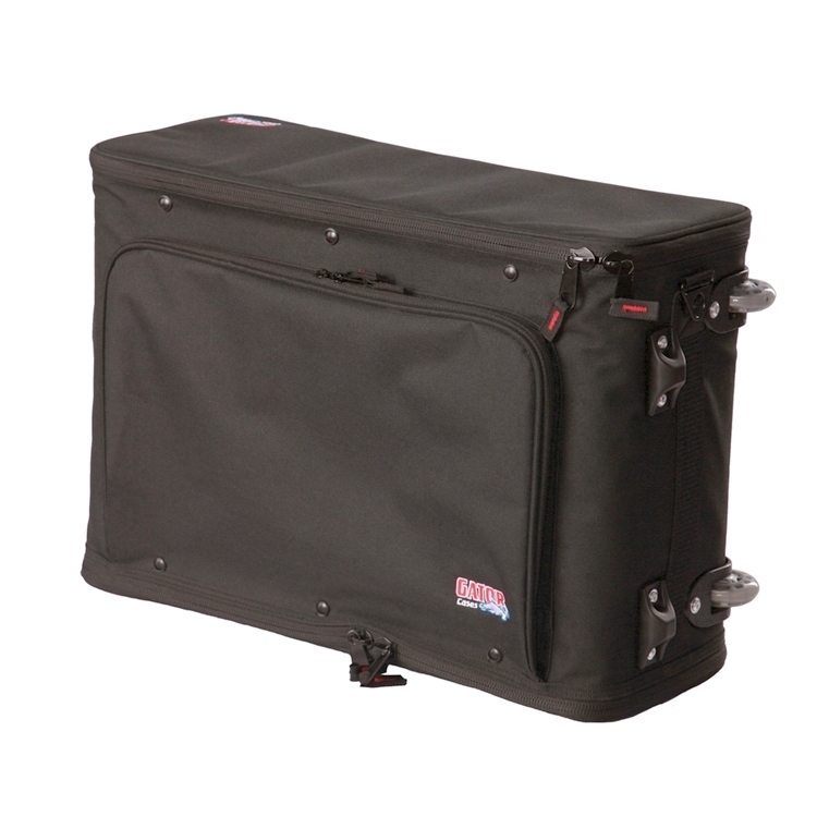 GATOR GR-RACKBAG-2UW - сумка рэковая, стальные рельсы, 2U, на колёсах в магазине для музыкантов Рок-н-Ролл