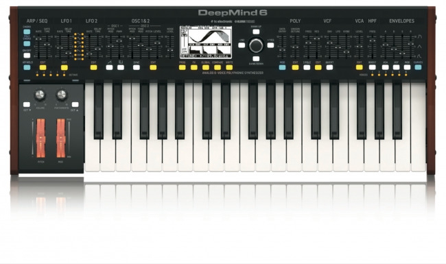 Behringer DeepMind 6 - аналоговый синтезатор, 37 клавиш., 6-гол. полифония в магазине для музыкантов Рок-н-Ролл