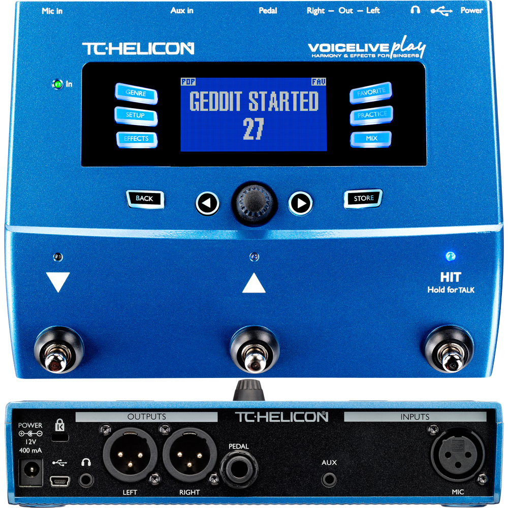 TC Helicon VoiceLive Play - Вокальный процессор эффектов в магазине для музыкантов Рок-н-Ролл