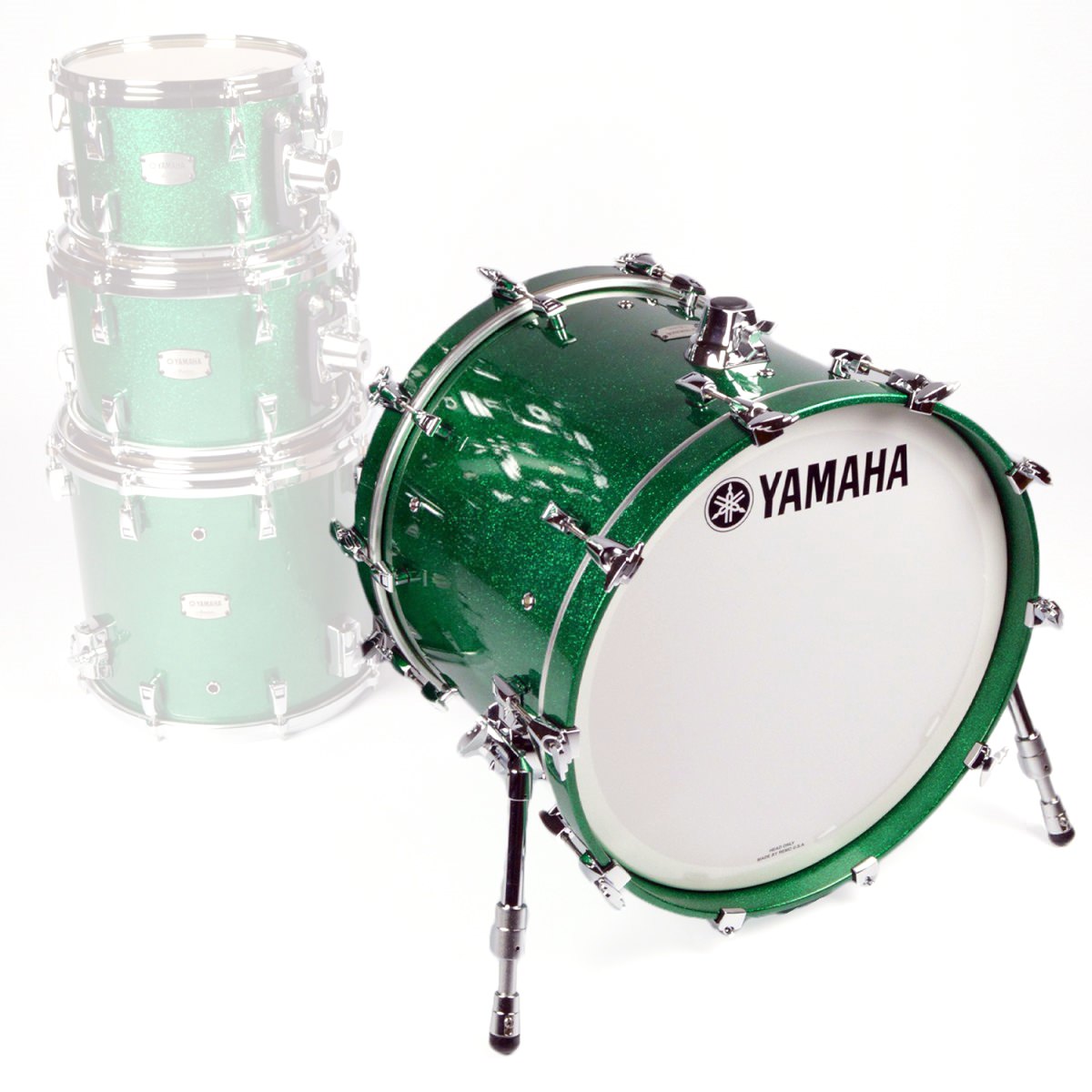 Yamaha AMB2214 JADE GREEN SPARKLE - Бас-барабан в магазине для музыкантов Рок-н-Ролл