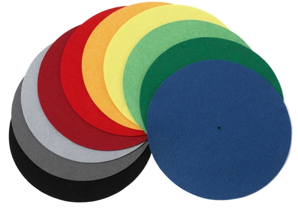 Pro-Ject FELT MAT 300mm, GREEN - Антистатический мат из войлока в магазине для музыкантов Рок-н-Ролл