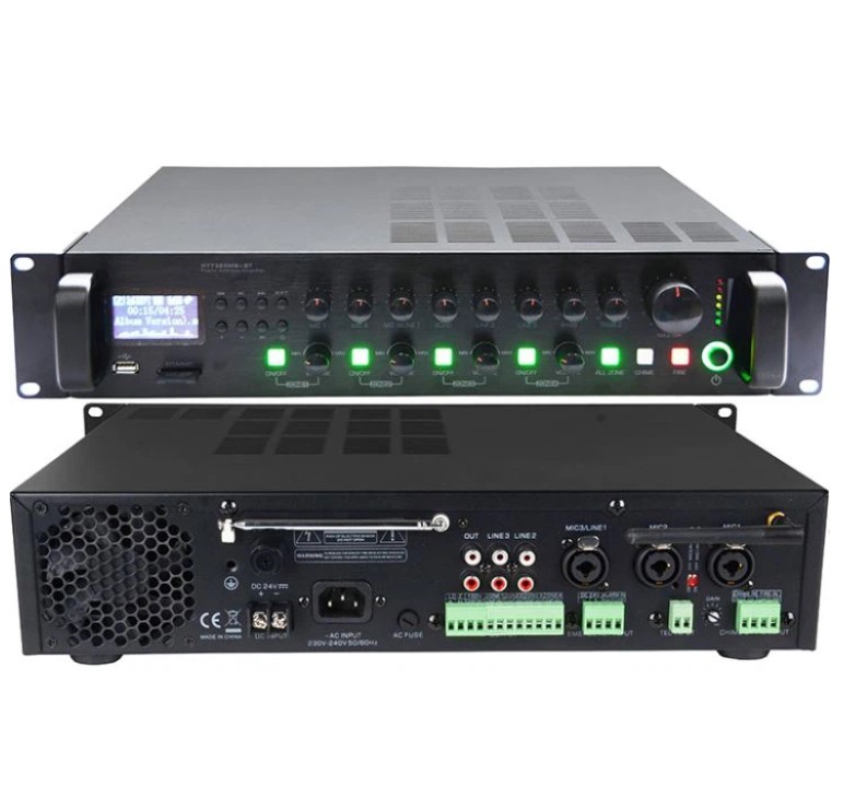 Pearller HY7120MB+BT - Усилитель мощности трансляционный, 120Вт в магазине для музыкантов Рок-н-Ролл