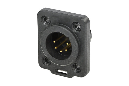 Neutrik NC5MDX-TOP - панельный разъем XLR male, для наружного использования, золоченые контакты в магазине для музыкантов Рок-н-Ролл