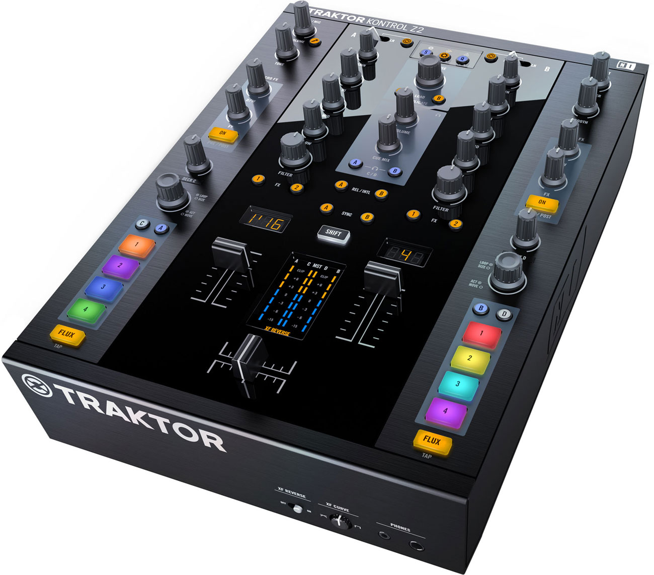 Native Instruments Traktor Kontrol Z2 - Микшер-контроллер, аудио интерфейс 24 бит/48 кГц, 2-х каналь в магазине для музыкантов Рок-н-Ролл