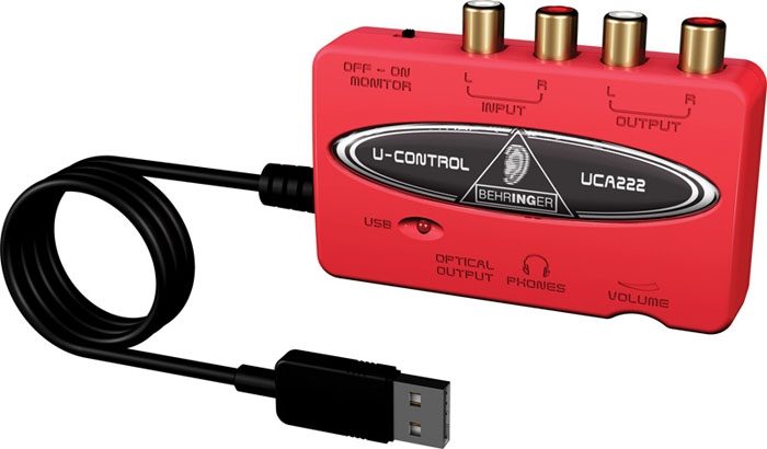 Behringer UCA222 U-CONTROL - Внешний интерфейс USB в магазине для музыкантов Рок-н-Ролл
