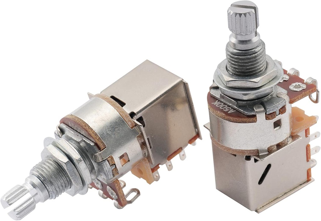 Musiclily M290-2 - Потенциометр тона A500K (лог), Push/Pull, 2шт в магазине для музыкантов Рок-н-Ролл