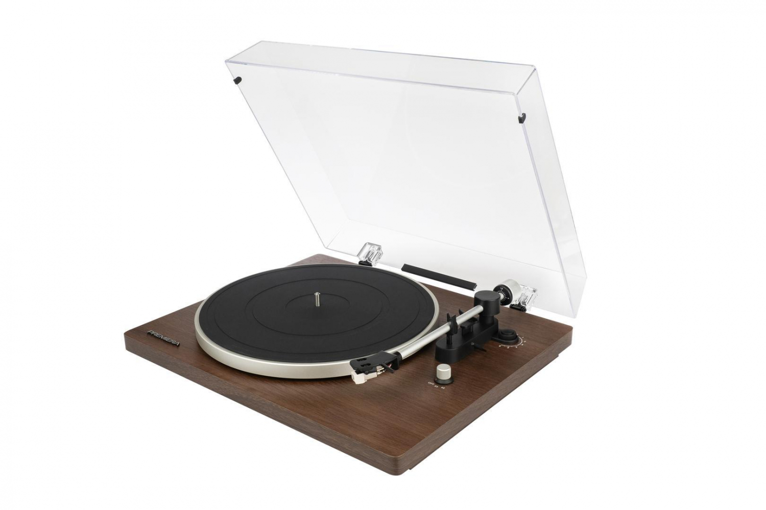 Premiera ECO ONE WALNUT - Проигрыватель виниловых дисков со встроенным фонокорректором RIAA в магазине для музыкантов Рок-н-Ролл