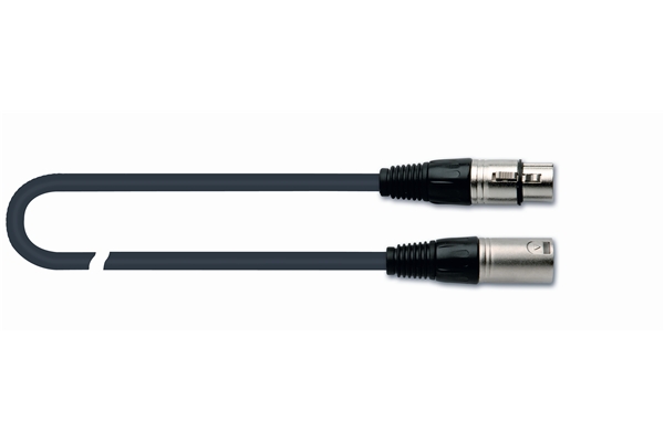 QUIK LOK MX775-5 - готовый микрофонный кабель, 5 метров, разъемы XLR/F - XLR/M, цвет черный в магазине для музыкантов Рок-н-Ролл