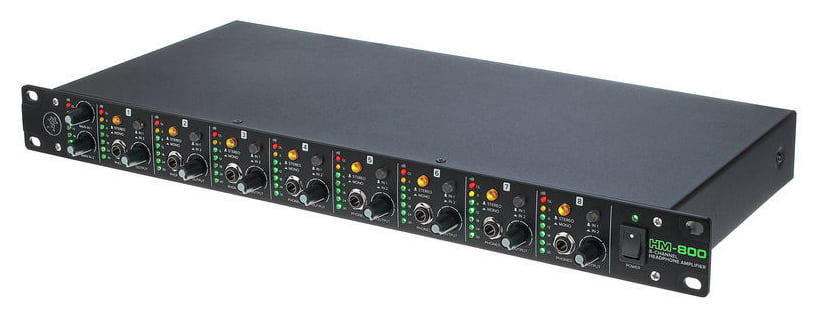 MACKIE HM-800 - 8-канальный предусилитель для наушников в магазине для музыкантов Рок-н-Ролл