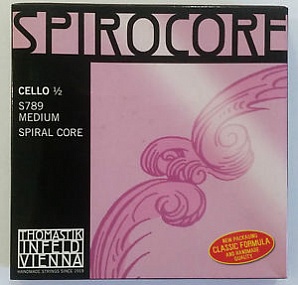 Thomastik S789 Spirocore -  Комплект струн для виолончели размером 1/2, среднее натяжение в магазине для музыкантов Рок-н-Ролл