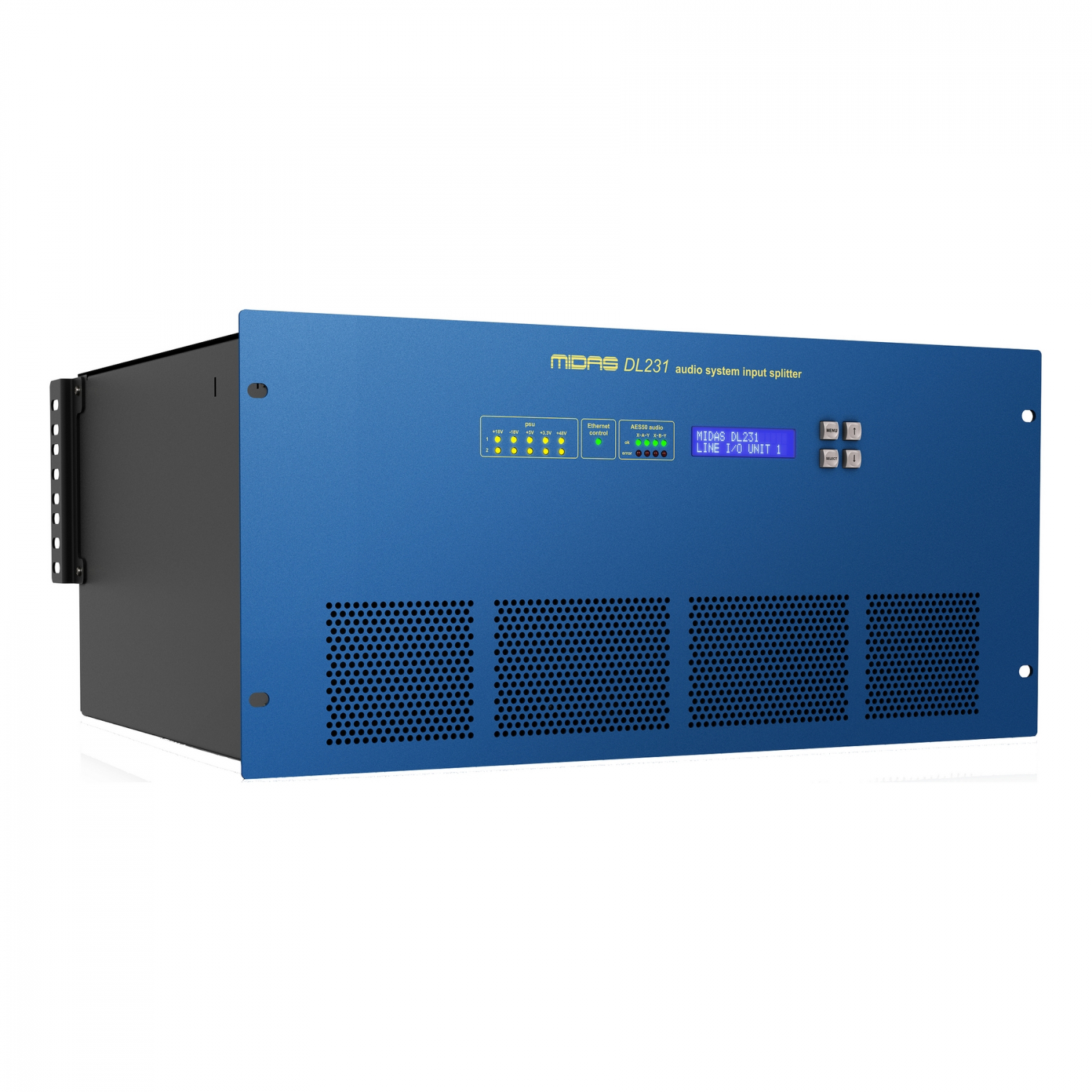 MIDAS DL231 - стейдж-бокс, 24 мик/лин входов, 24 лин вых, 2 мик преампа на вход, 48-96кГц в магазине для музыкантов Рок-н-Ролл