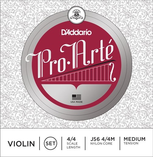 D'Addario J56-4/4M Pro-Arte - Комплект струн для скрипки в магазине для музыкантов Рок-н-Ролл