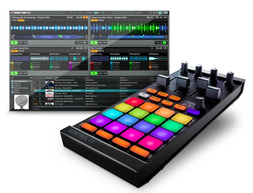 Native Instruments Traktor Kontrol F1 - контроллер для DJ в магазине для музыкантов Рок-н-Ролл