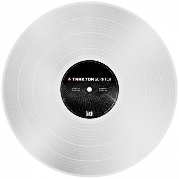 Native Instruments Traktor Scratch Pro Control Vinyl Clear MkII - Виниловый диск с таймкодом  в магазине для музыкантов Рок-н-Ролл