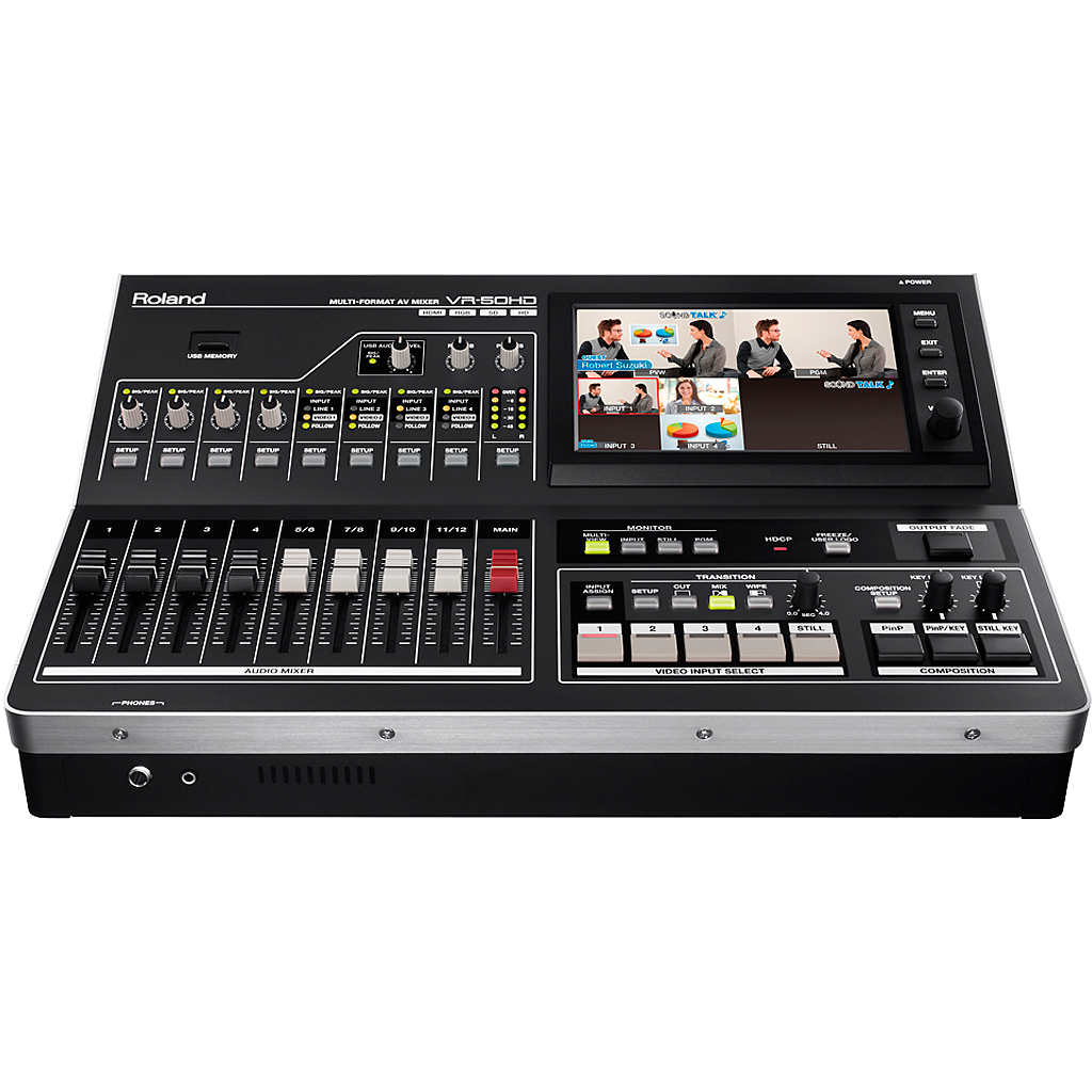 Roland VR-50HD - аудио-видео микшер в магазине для музыкантов Рок-н-Ролл
