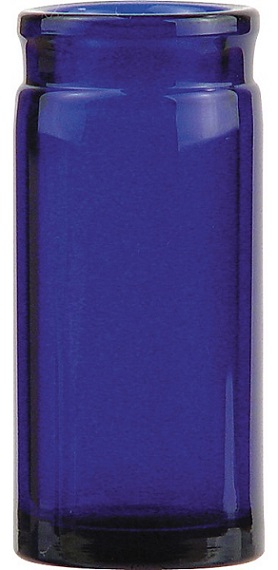 Dunlop 278 Blue - слайд BluesBottle Regular Large, стеклянный в виде бутылочки, синий в магазине для музыкантов Рок-н-Ролл