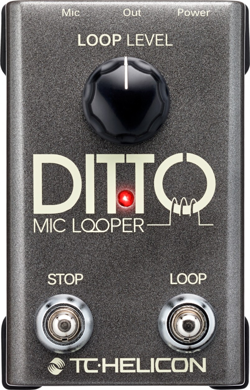 TC Helicon DITTO MIC LOOPER - Напольный вокальный процессор эффектов "лупер" в магазине для музыкантов Рок-н-Ролл