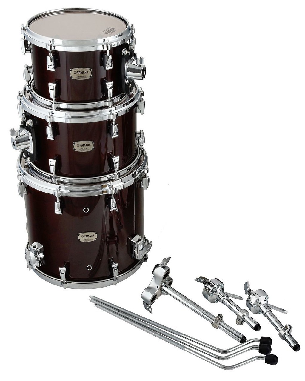 Yamaha AMP6F3 CLASSIC WALNUT - Комплект томов (TT10, TT12, FT16) в магазине для музыкантов Рок-н-Ролл