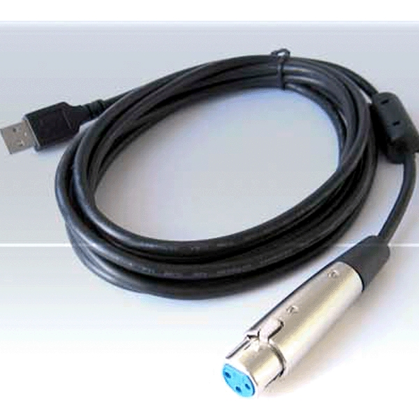 Invotone UC104 - A/D аудио конвертер с кабелем и разъёмами XLR 3pin (мама)<->USB, длинна 4 метра. в магазине для музыкантов Рок-н-Ролл