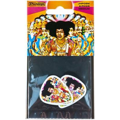 Dunlop HENDRIX BOLD AS LOVE-6/PLYPK - медиаторы именные Дж. Хендрикс в магазине для музыкантов Рок-н-Ролл