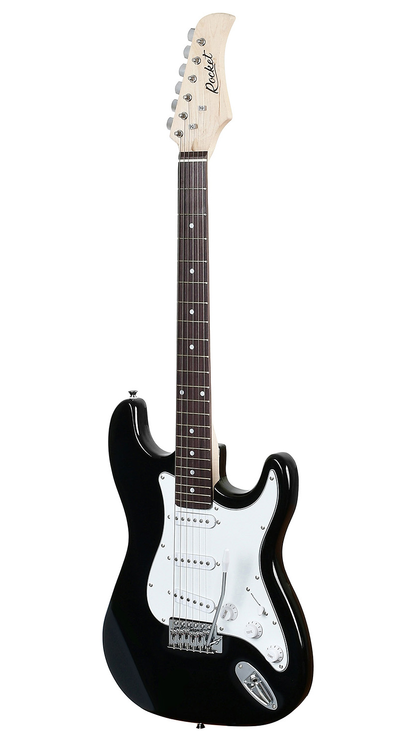 ROCKET PACK-1 BK - Электрогитара тип корпуса – Stratocaster в магазине для музыкантов Рок-н-Ролл