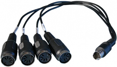 RME MIDI BreakoutCable - кабель, MiniDIN на 4 x MIDI, для HDSP 9652, HDSP MADI, HDSPe MADI, HDSPe  в магазине для музыкантов Рок-н-Ролл