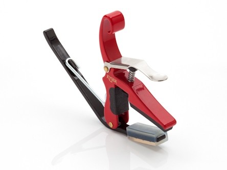 KYSER KLDBA - каподастр K-LEVER на 4 струны для акустической гитары. в магазине для музыкантов Рок-н-Ролл