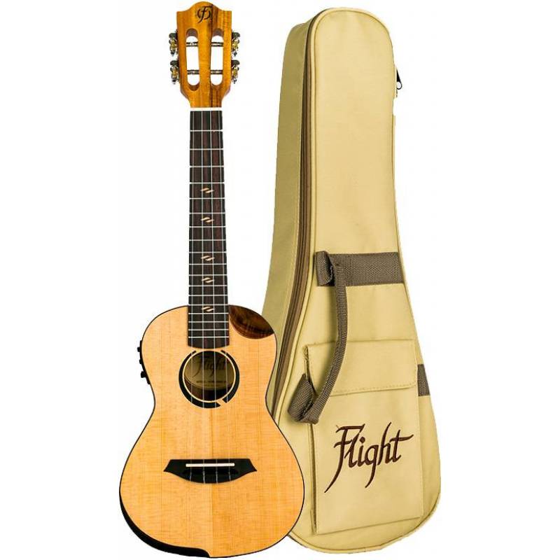 FLIGHT VICTORIA CONCERT EQ-A - укулеле с активным звукоснимателем, концерт, массив ели/кация в магазине для музыкантов Рок-н-Ролл