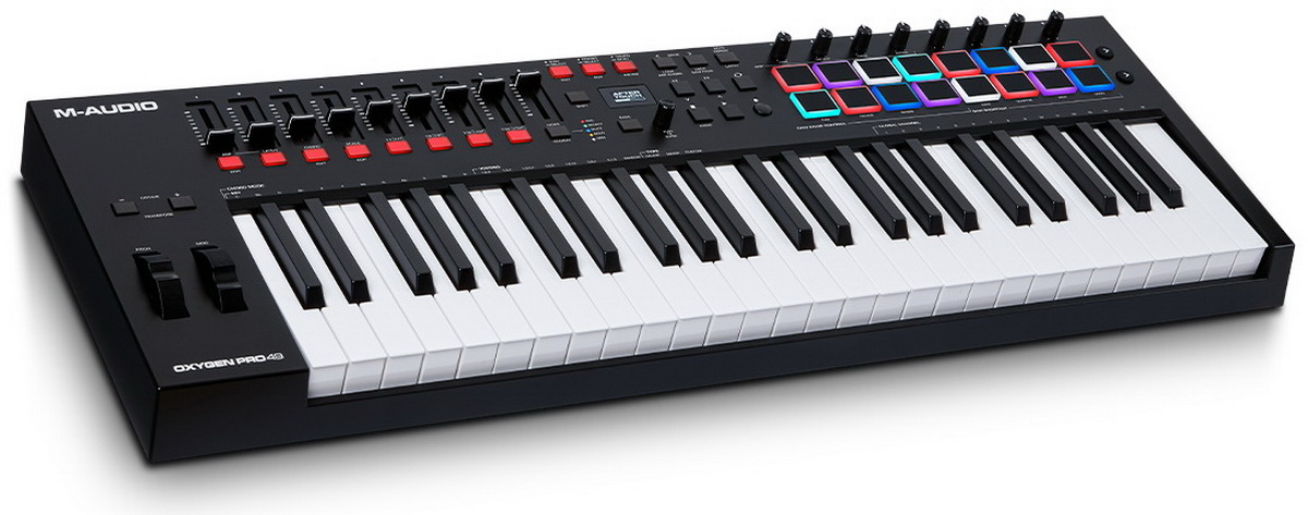 M-Audio Oxygen Pro 49 - MIDI клавиатура в магазине для музыкантов Рок-н-Ролл