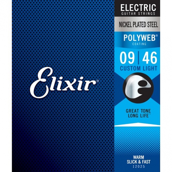 Elixir 12025 PolyWeb - Струны для электрогитары 9-46 в магазине для музыкантов Рок-н-Ролл