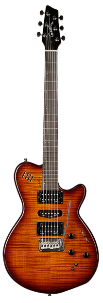 Godin 028672 xtSA Lightburst Flame - Электрогитара в магазине для музыкантов Рок-н-Ролл