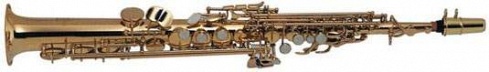 J.Keilwerth JK1100-8-0 - Саксофон-сопрано "Bb" прямая форма,  высокий клапан F#, желтая медь в магазине для музыкантов Рок-н-Ролл