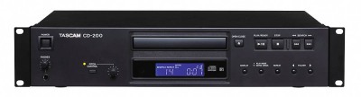 TASCAM CD-200 - CD-плеер, воспроизведение MP3, WAV, CD, CD-R и CD-RW, питч +-12,5%, анти-шок в магазине для музыкантов Рок-н-Ролл