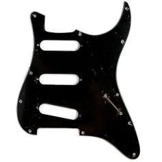 Parts B19BK - Накладка д/эл. гит., strat +3S+2T+1V+3 ручки+перкл (комплект) , чёрная в магазине для музыкантов Рок-н-Ролл