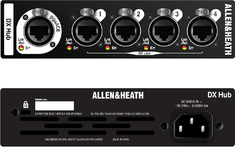 Allen&Heath DX-HUB - Дистрибьютор цифровых аудио сигналов в магазине для музыкантов Рок-н-Ролл