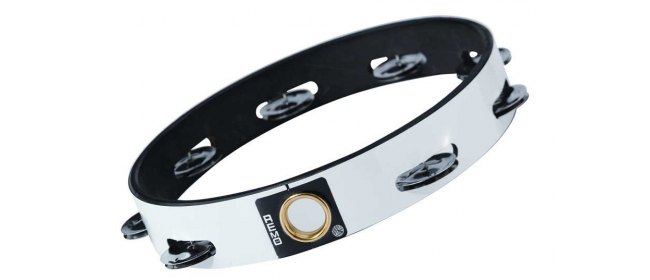 Remo TA-6208-00 8" - тамбурин двухрядный, 8 пар Jingles, без пластика, белый в магазине для музыкантов Рок-н-Ролл