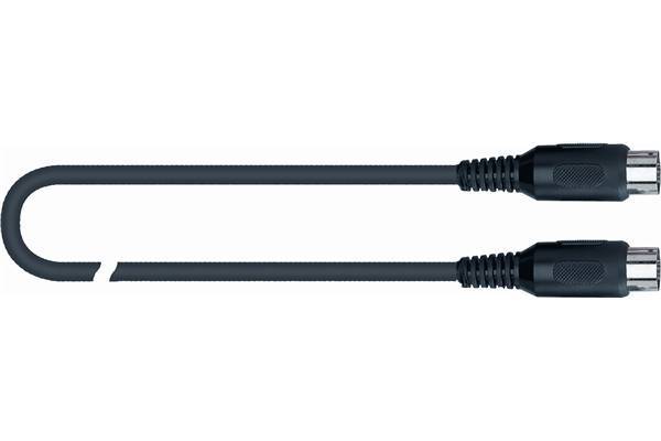 QUIK LOK S164-3 - миди кабель, 3м., пластиковые разъемы 5-pole Male DIN в магазине для музыкантов Рок-н-Ролл