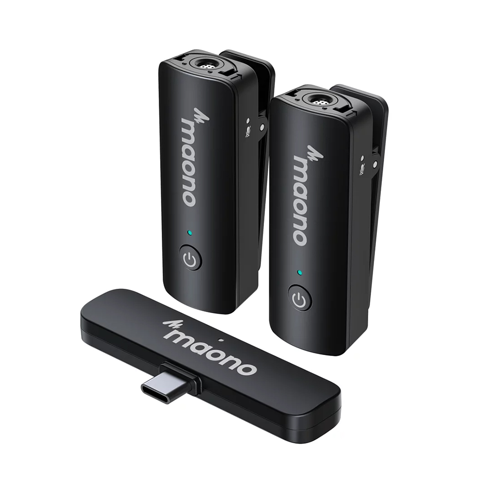 Maono WM600 C2 - ультракомпактная двухканальная беcпроводная система, 1 передатчик в магазине для музыкантов Рок-н-Ролл