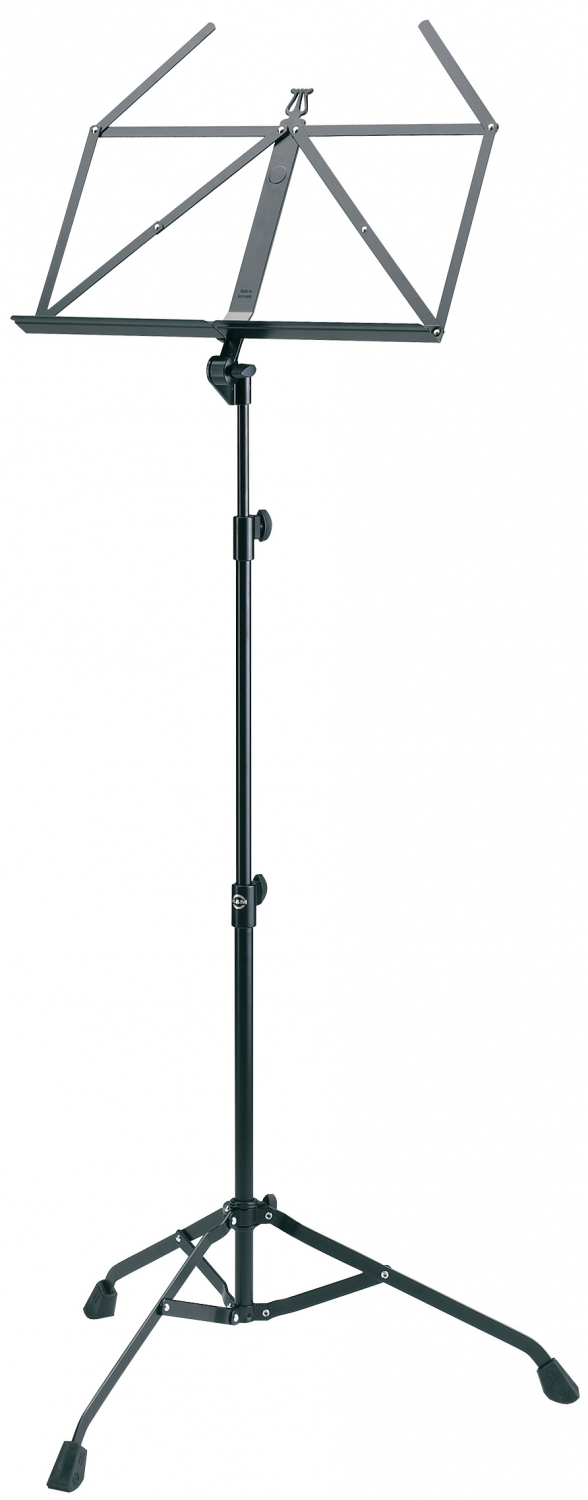 K&M 10700-000-55 black -  пюпитр складной, усиленный H:675/1470mm, полка 42mm, черный в магазине для музыкантов Рок-н-Ролл