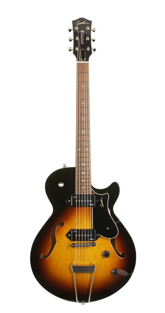 Godin 036622 Montreal Premiere Sunburst RN HG - Электрогитара с чехлом в магазине для музыкантов Рок-н-Ролл